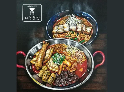 카페 및 음식점용 벽 메뉴판 제작해 드립니다.