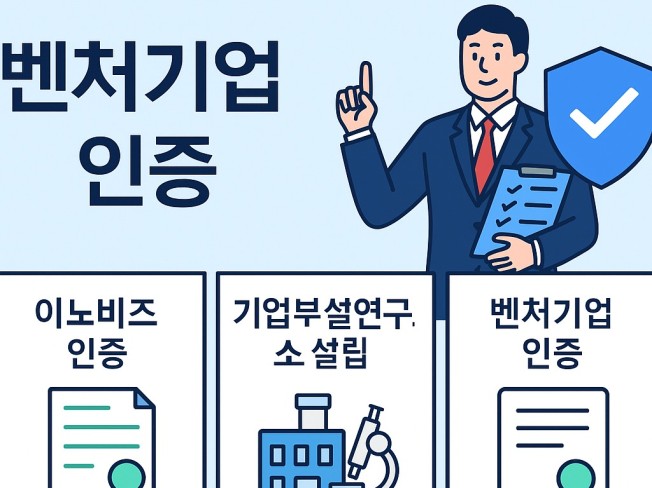 실무경력자의 벤처기업, 기업부설연구소, 이노비즈 인증 - 크몽