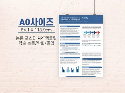 A0 사이즈 학회 학술 논문 포스터 파워포인트 양식