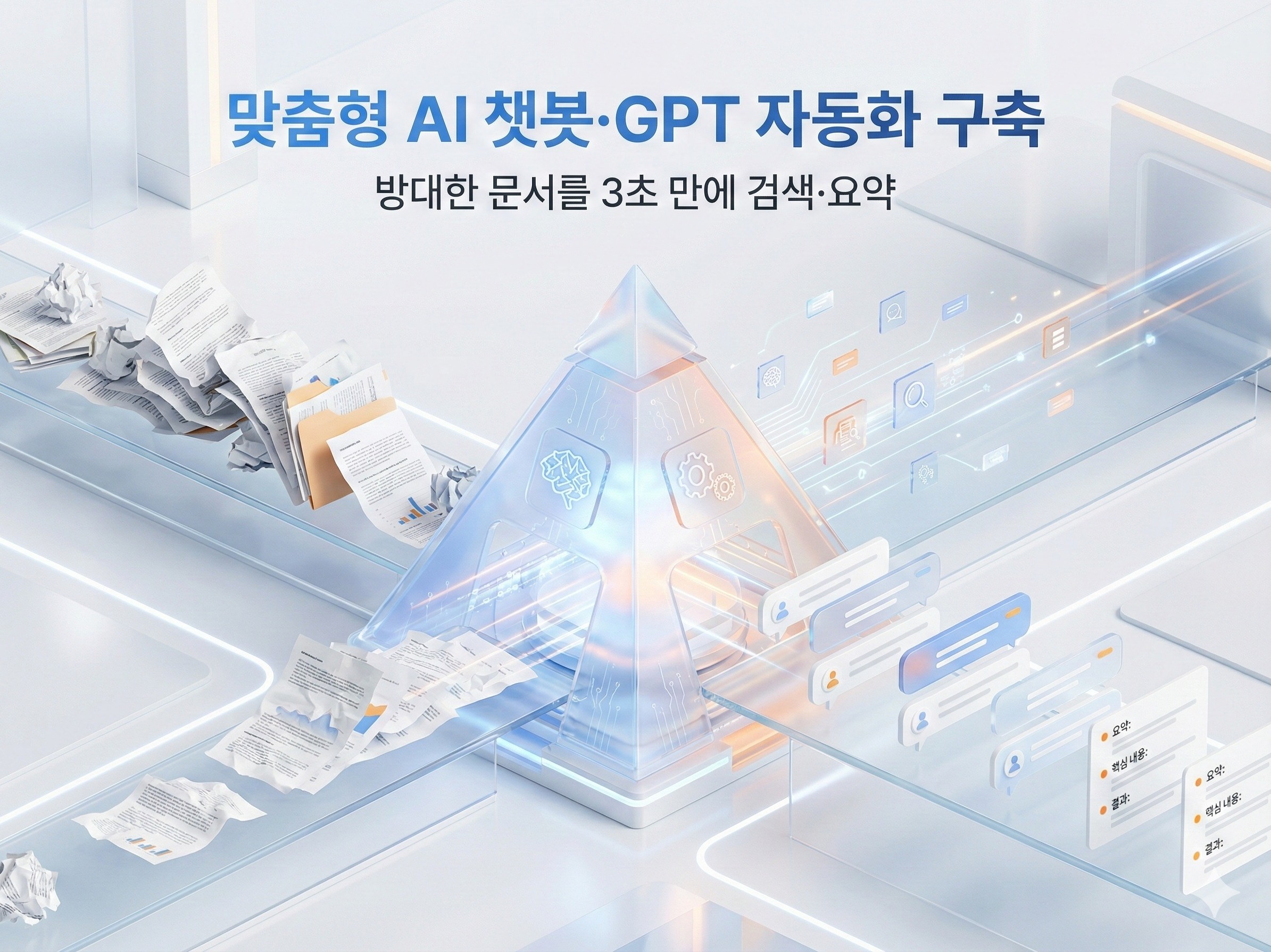 맞춤형 AI 챗봇·GPT 자동화 구축