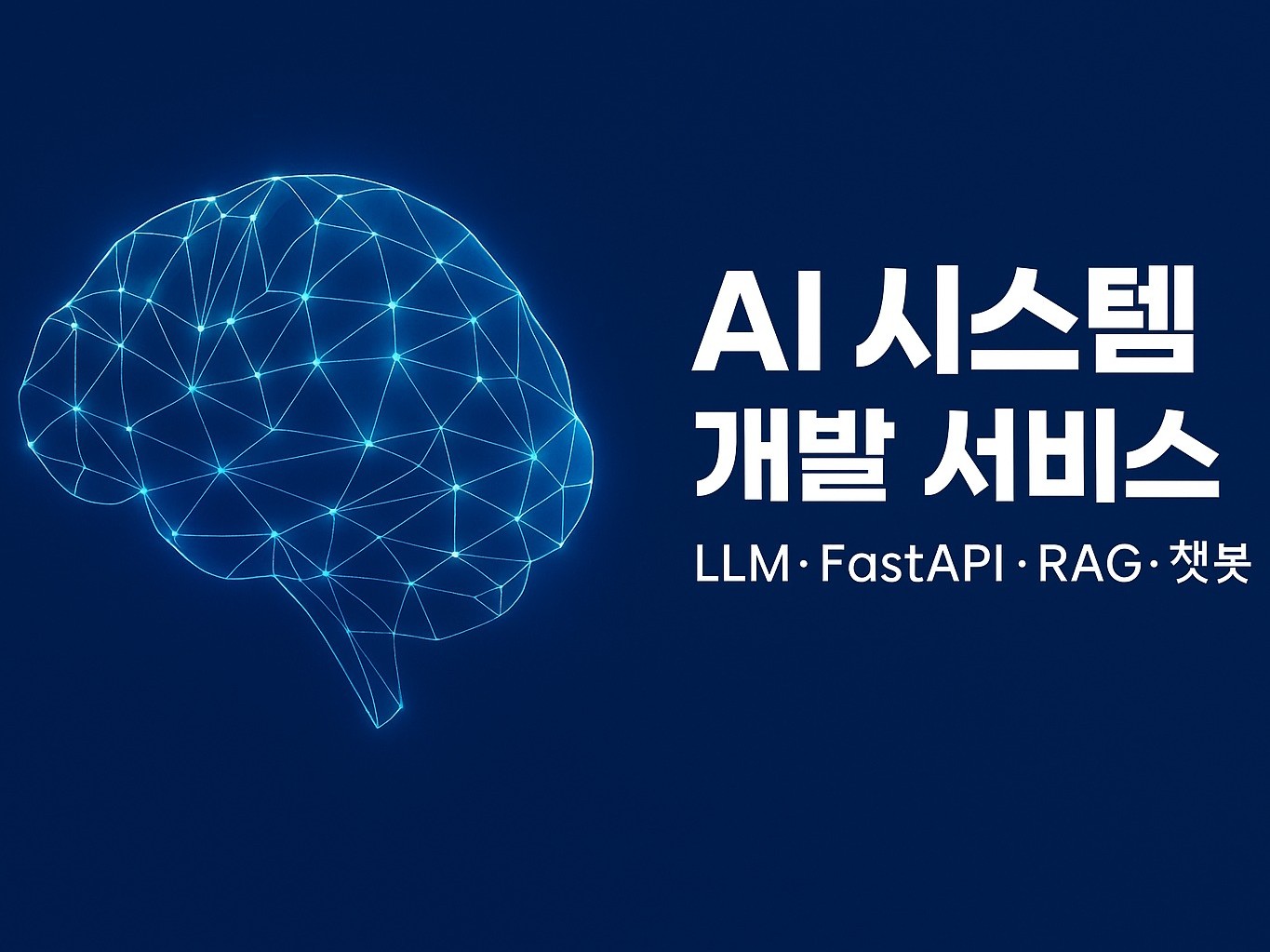 AI 시스템 개발 서비스