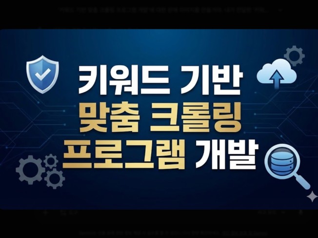 맞춤형 프로그램 개발