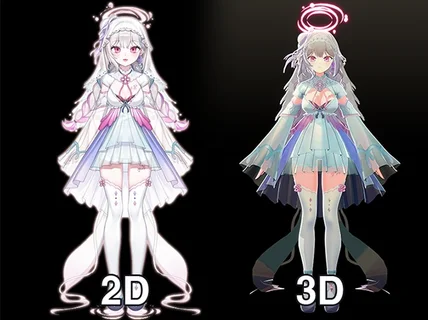3D Vtuber / 버튜버 / 방송용 / VR호환가능