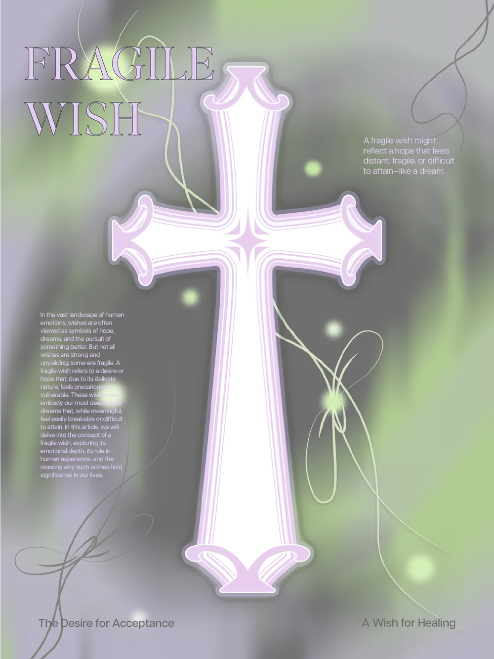 몽환적이고 트렌디한 포스터 제작해드립니다 - 크몽