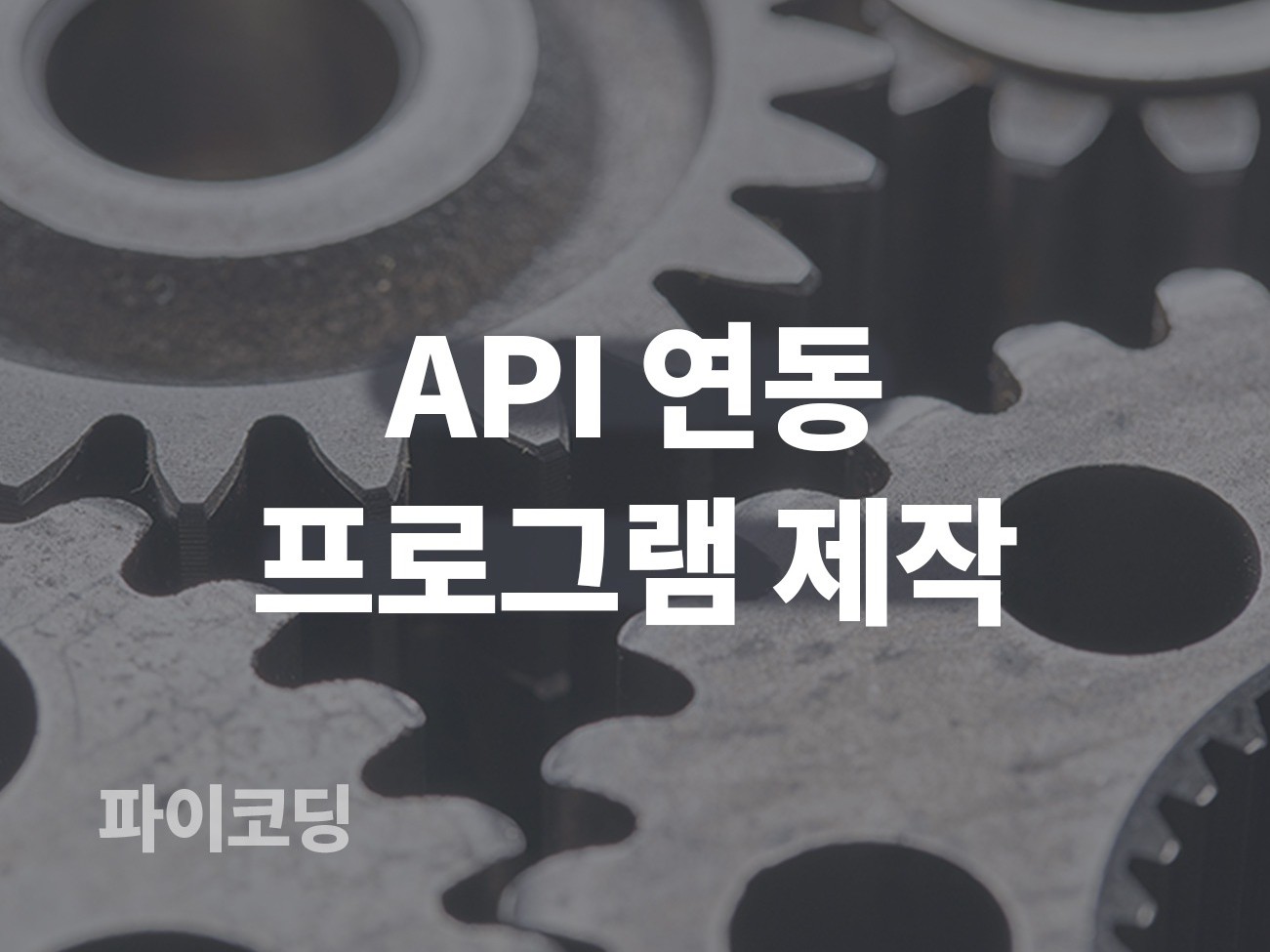API 연동 프로그램 개발해 드립니다.