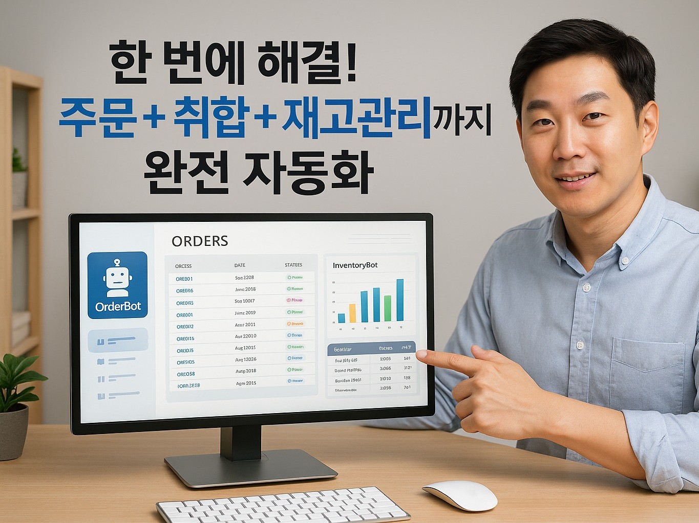 발주처리,재고관리,명세표,세금계산서 자동,이메일전송자동