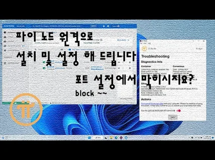 파이 노드 원격 설정해 드립니다. PI Node