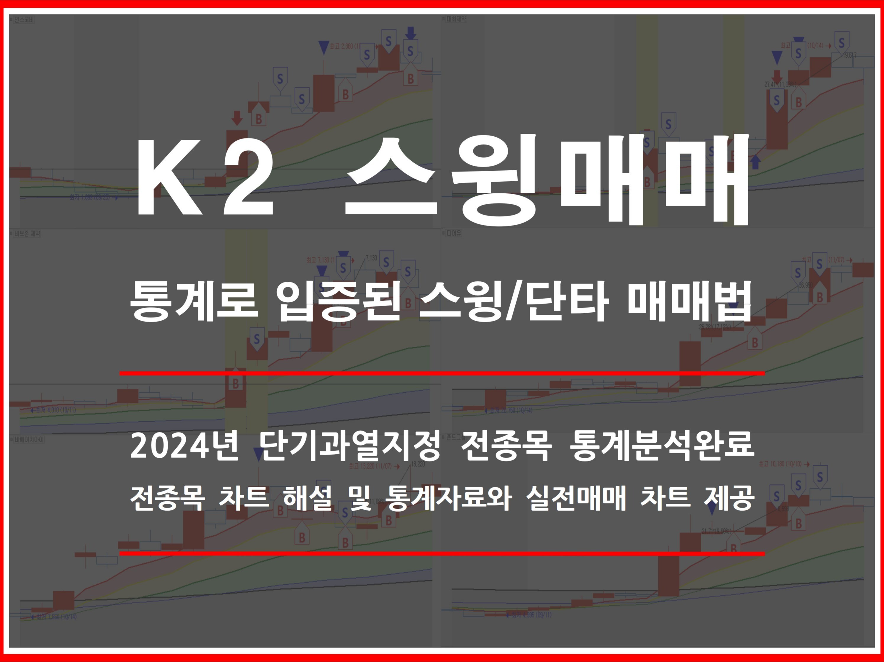 K2 스윙매매 통계자료로 입증한 높은 승률의 주식투자 - 크몽