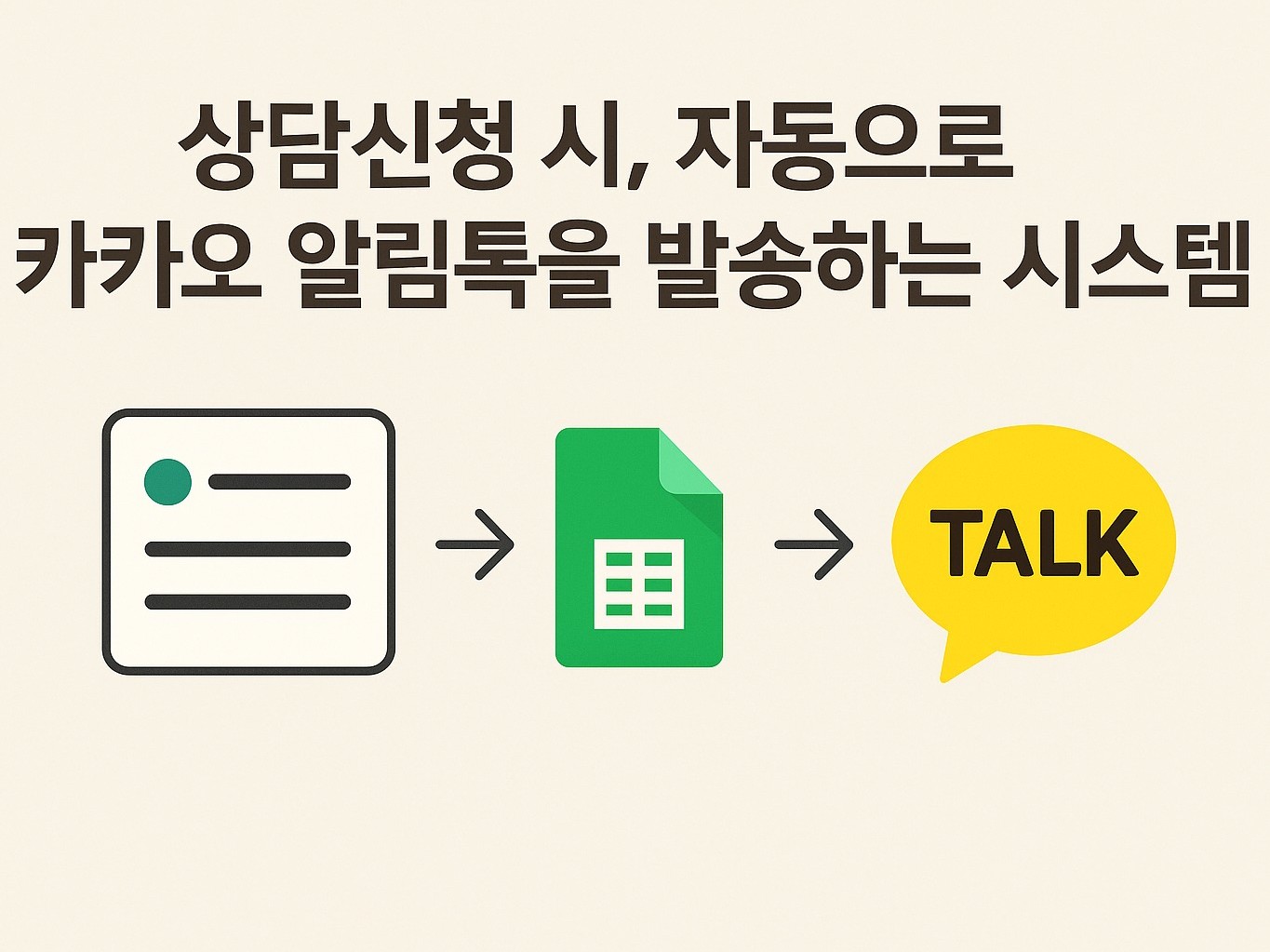 노코드 자동화 구글시트/홈페이지 → 알림톡 자동 발송 - 크몽