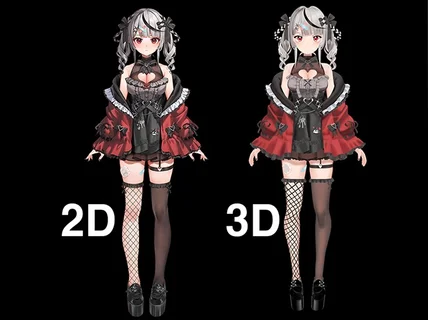 3D Vtuber / 버튜버 / 방송용 / VR호환가능