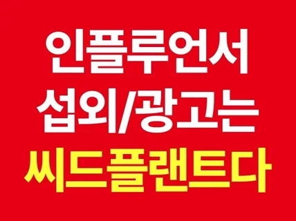 마이크로 인플루언서 시딩, 인플루언서 마케팅, 섭외대행