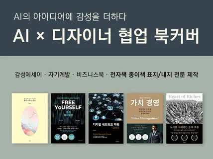 AI × 디자이너 협업 북커버 디자인