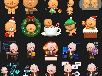 브랜드 3D.2D 캐릭터 디자인