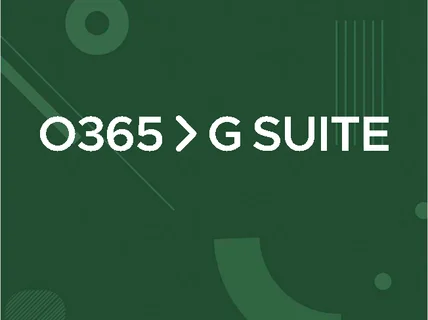 Office 365 에서 G Suite 마이그레이션