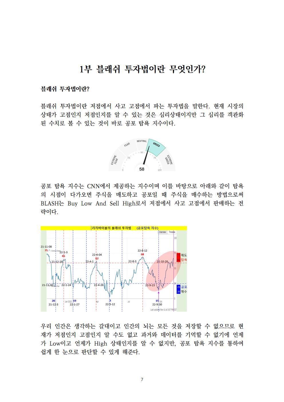 공포 탐욕 지수를 이용한 블래쉬 주식 투자법 - 크몽