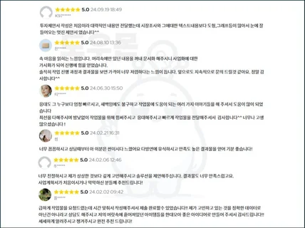창업지원,투자유치에 강한 실전형 사업계획서 컨설팅