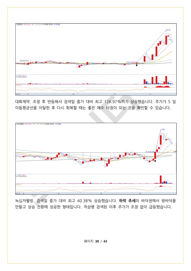AI가 만든 주식 조건 검색기-상승전환 적삼병 검색기 - 크몽