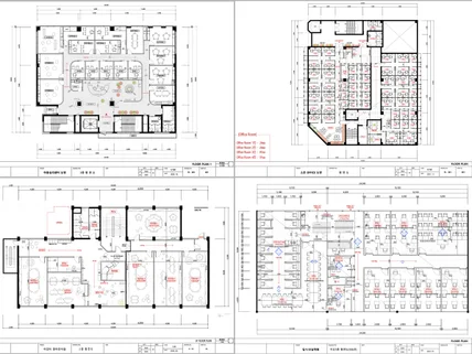 인테리어 설계도면 작업해드립니다