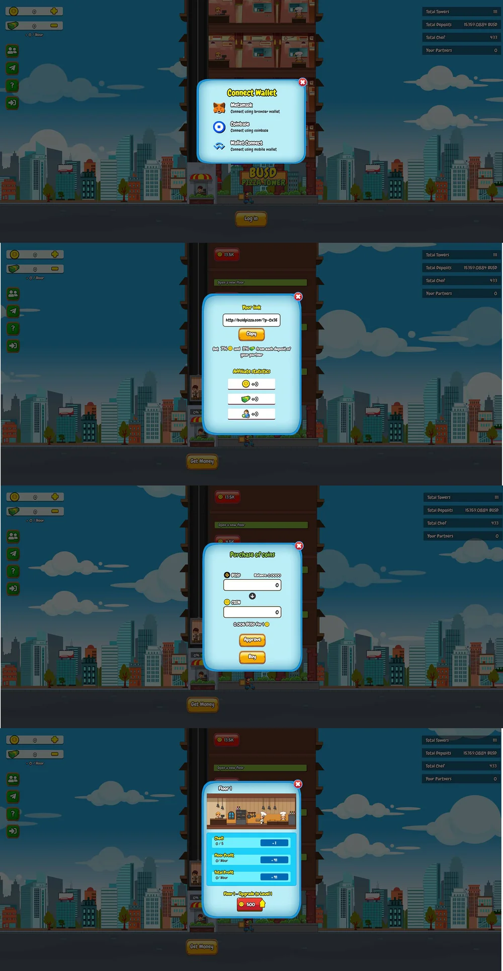 코인 토큰 P2E 캐슬 타워 게임 웹으로 제작합니다. - 크몽