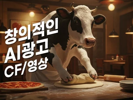 창의적인 AI광고영상/CG/CF 제작해 드립니다.