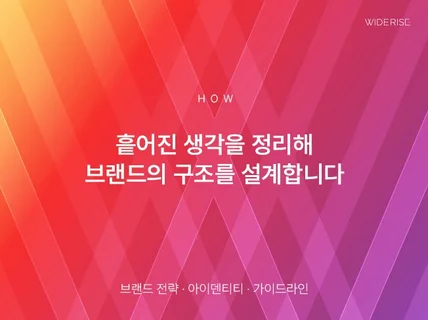 오래가는 브랜드의 시작. 오리지널스 브랜딩 디자인