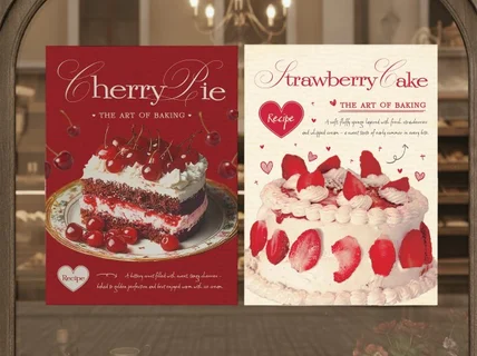 감성 카페 스타일 포스터 디자인 제작해드립니다