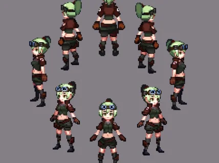 2D 도트 그래픽, 픽셀아트, 게임 리소스 제작