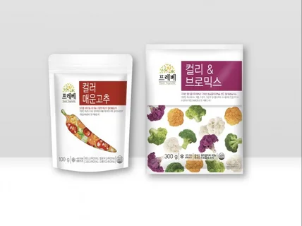 식품전문 패키지디자인