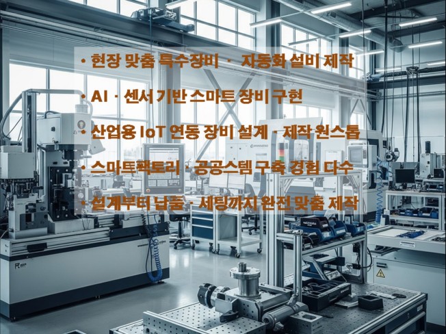 스마트 장비 • 특수설비 • IoT 통합장비 맞춤 제작 - 크몽