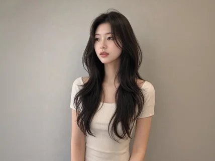 AI헤어모델 AI헤어사진 미용실 이미지