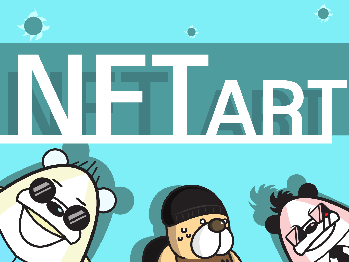 NFT 고퀄리티 카툰화 2D 컬랙션 디자인해 드립니다. - 크몽