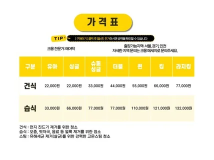 매트리스 건식 습식 청소서울, 경기, 인천