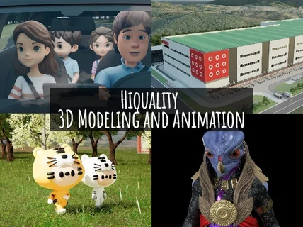 하이퀄리티 3D모델링,애니메이션, 홍보영상,시뮬레이션