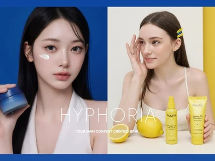 AI 모델, 뷰티, 코스메틱, 향수 실사 콘텐츠 이미지