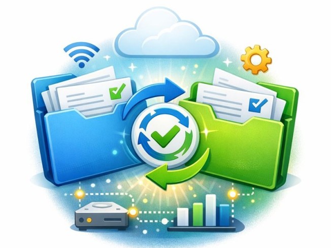 파일 자동 동기화 프로그램 미들웨어 가능