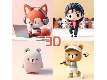 3D 모델링 캐릭터 디자인해 드립니다