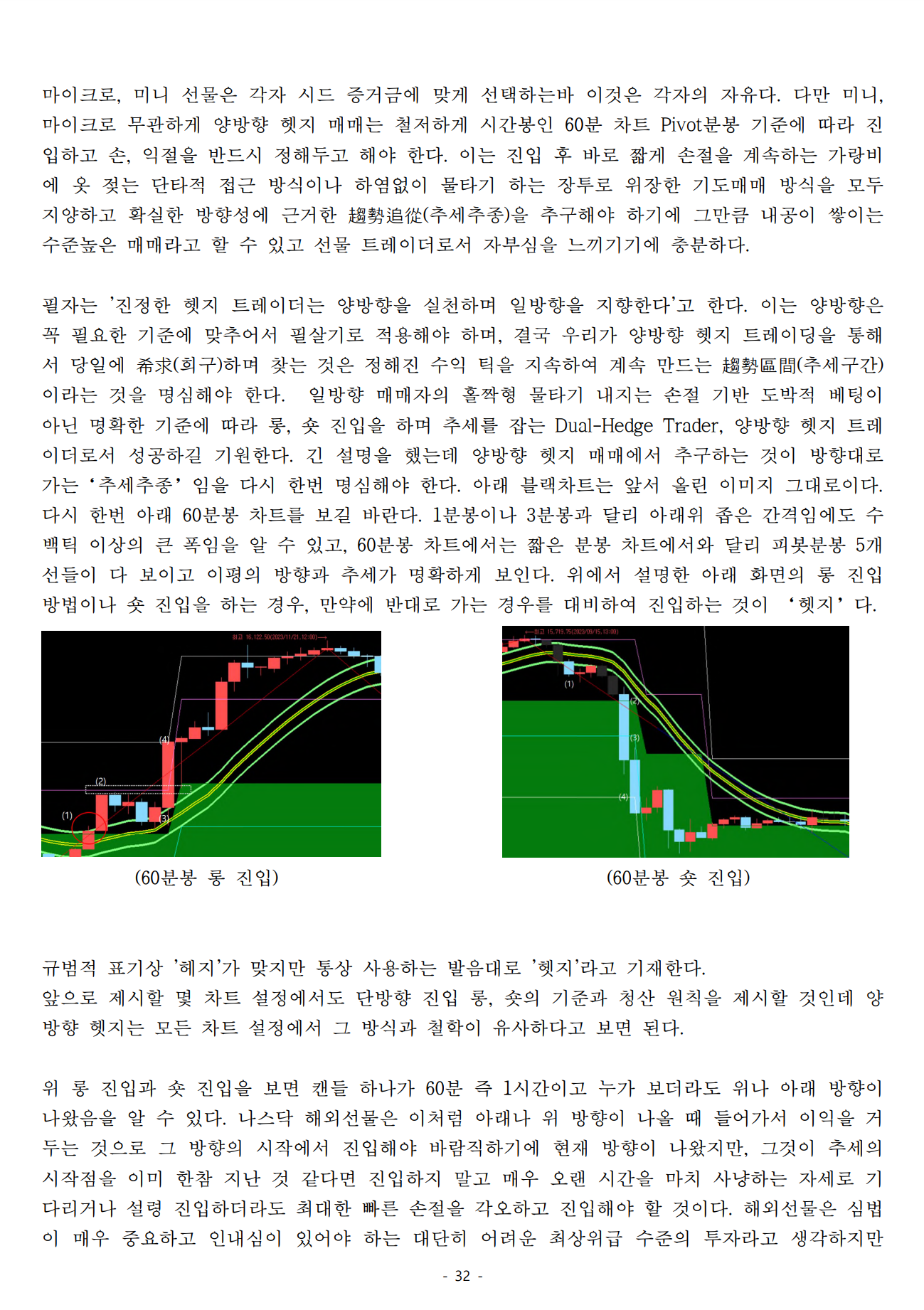 해외선물 양방향 헷지 교과서 - 차트와 기법 - 크몽
