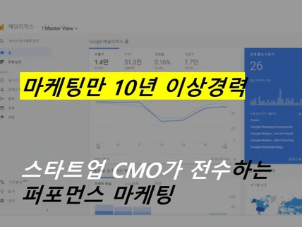 스타트업CMO의 퍼포먼스마케팅 역량 전수해 드립니다