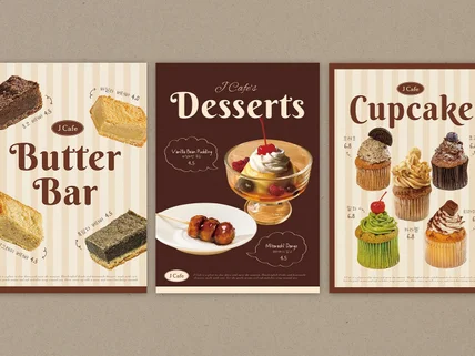 감성 카페 스타일 포스터 디자인 제작해드립니다