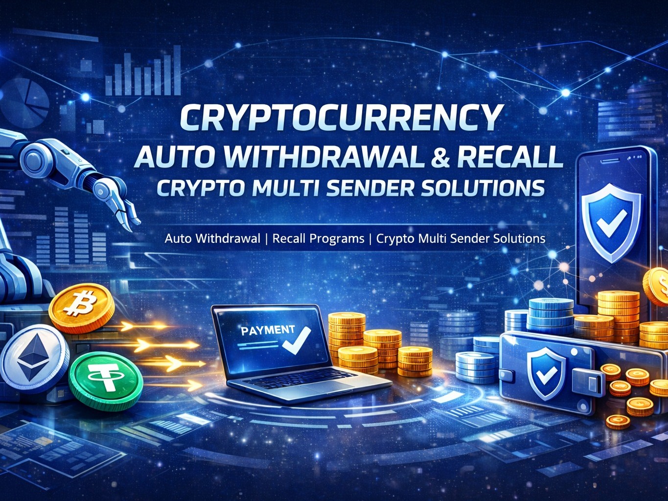 암호화폐 자동 출금·회수·멀티센더 전문 - 크몽