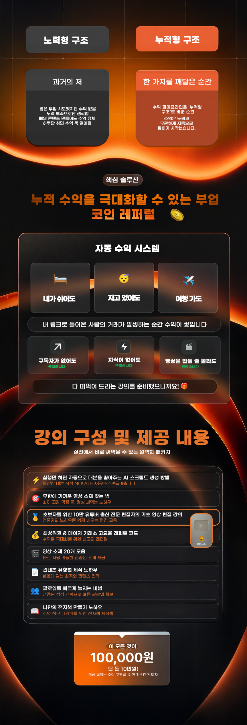 월 5천 번 코인 레퍼럴 누적 수익 구조 만들기 패키지 - 크몽