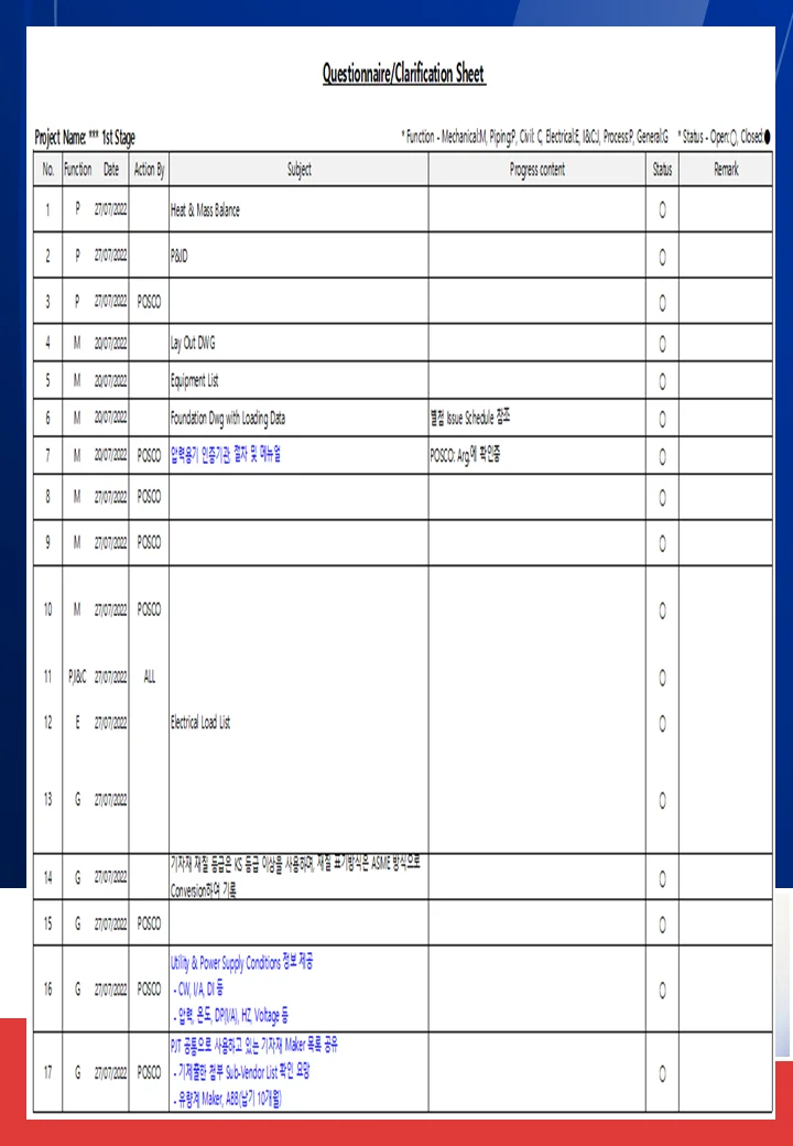 Plant공사 KOM Progress MTG 실무서 - 크몽