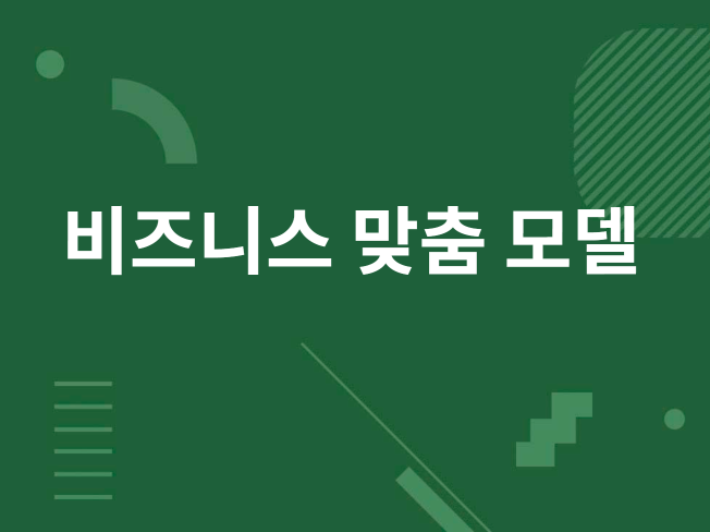 당신의 비즈니스에 꼭 맞춘 AI 모델 설계