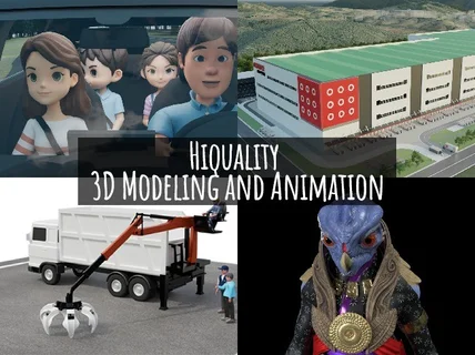 하이퀄리티 3D모델링,애니메이션, 홍보영상,시뮬레이션