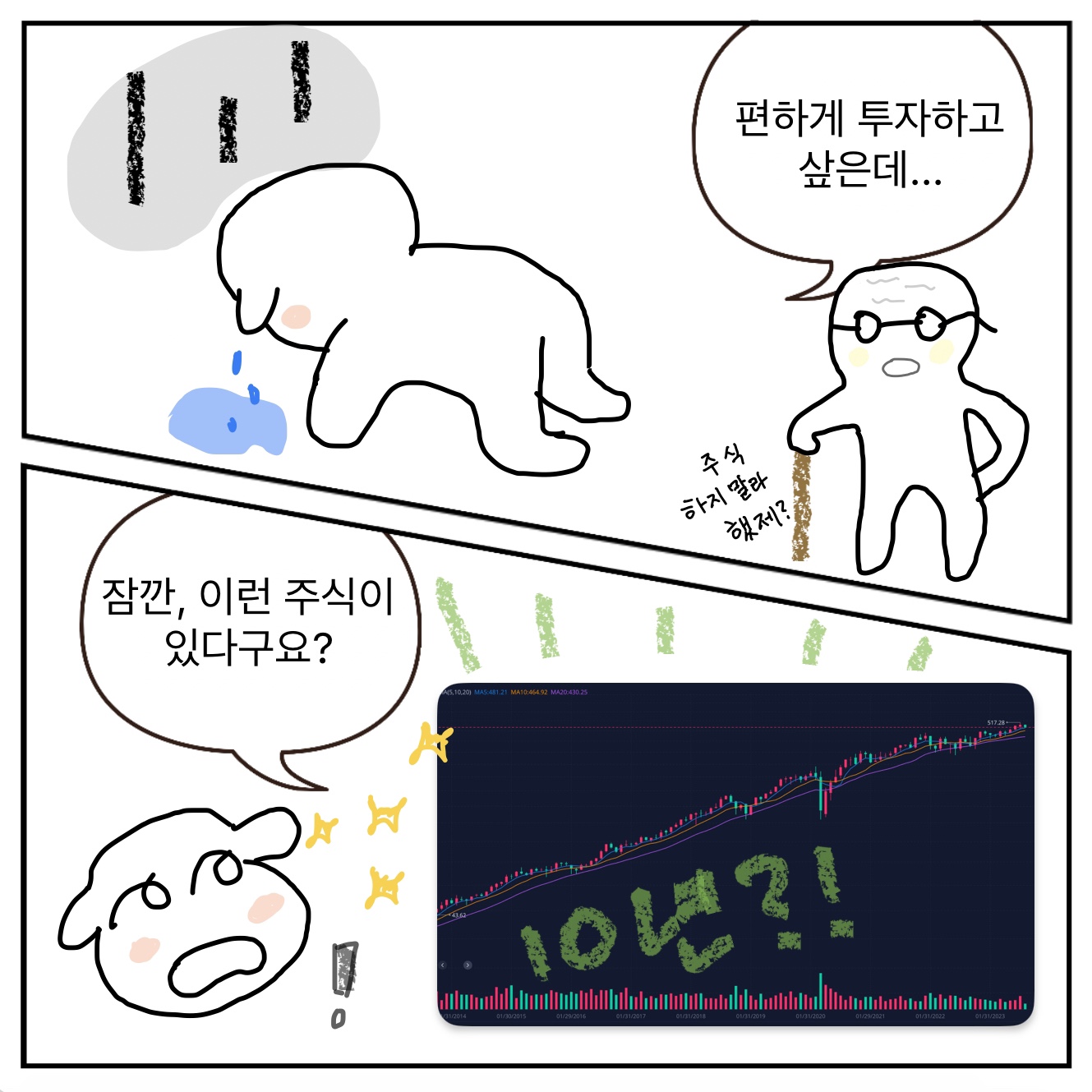 우상향 주식으로 연25 넷플릭스 시청보다 쉬워요 - 크몽