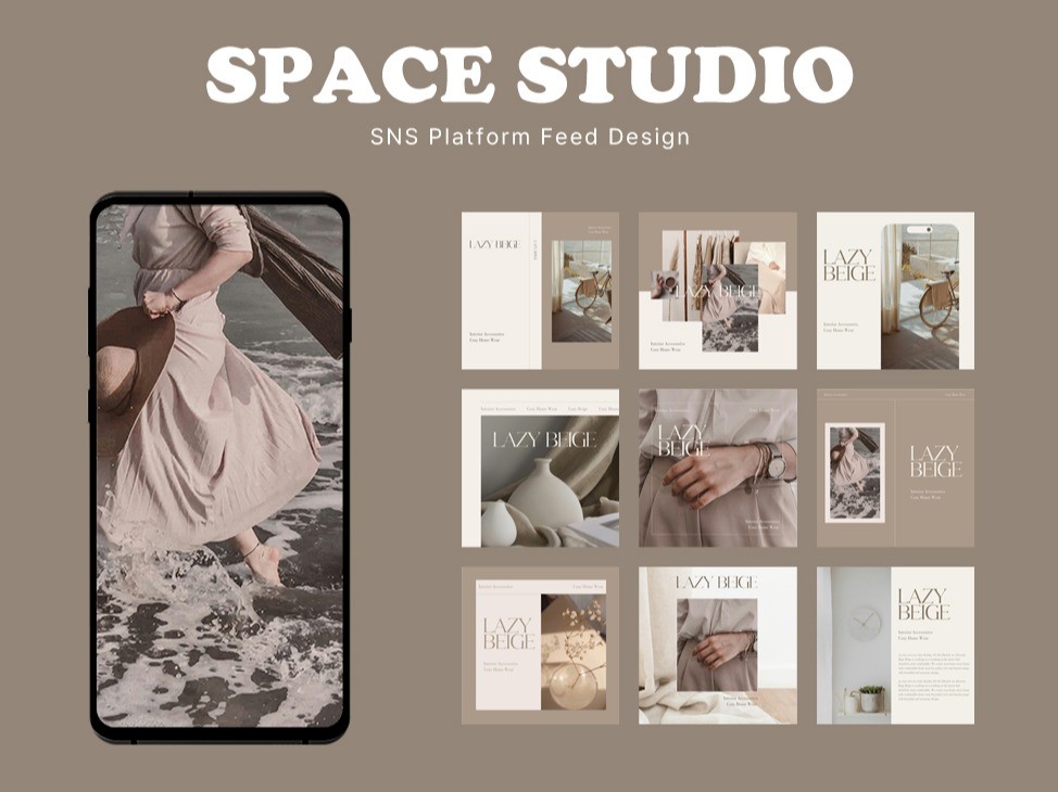 인스타그램 피드 디자인 / SNS 디자인 - 크몽