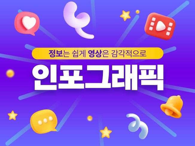 빠른 제작 가능, 고퀄리티 센스 있는 인포그래픽 - 크몽