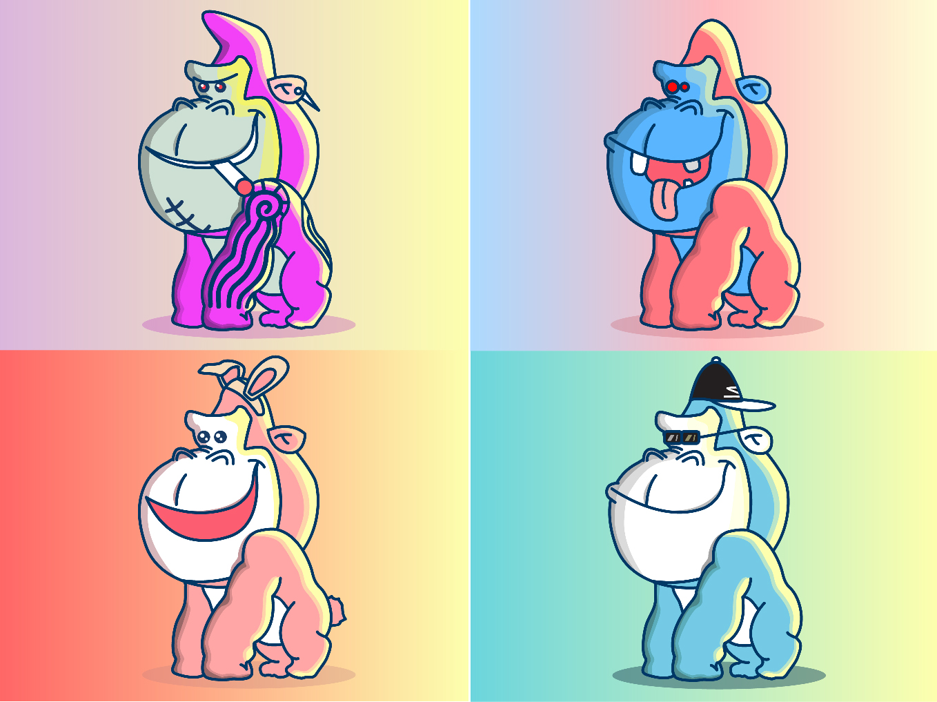 개성있고 차별화된 맞춤형 NFT 캐릭터 제작해 드립니다 - 크몽