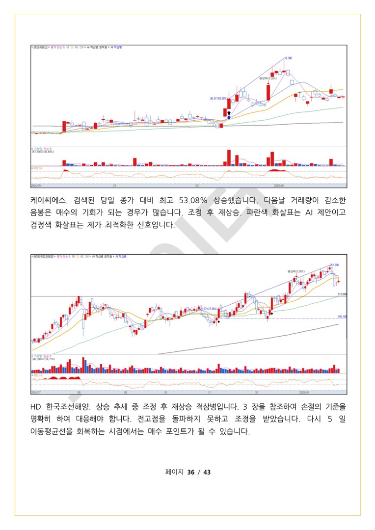 AI가 만든 주식 조건 검색기-상승전환 적삼병 검색기 - 크몽