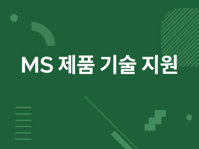 MS 제품군 기술 지원 - 크몽